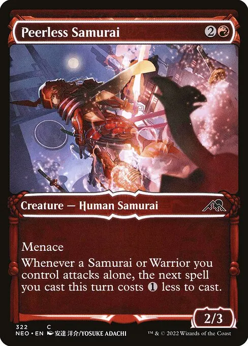 Peerless Samurai · Kamigawa: Neon Dynasty 322/531