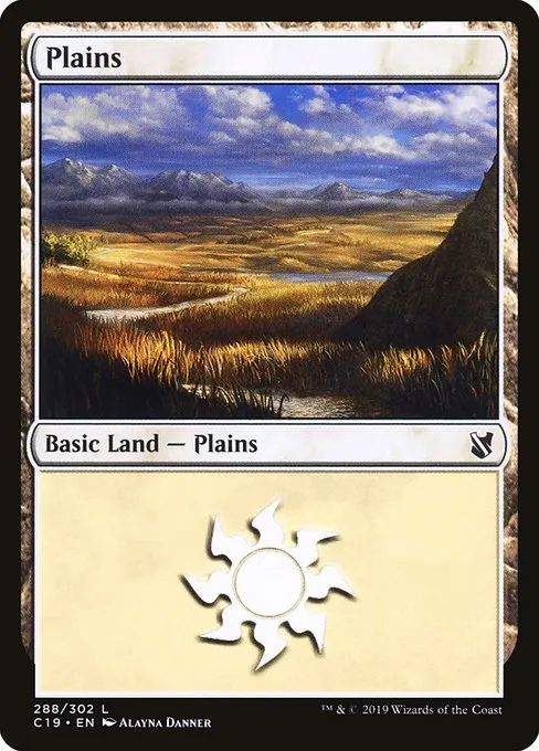 Plains · Commander 2019 288/302