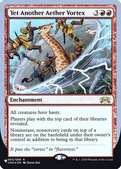 Yet Another Aether Vortex · The List (Unfinity Foil Edition) 32/62