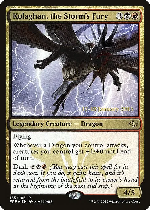 Kolaghan, the Storm's Fury · Fate Reforged Promos 155s/43