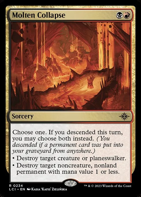Molten Collapse · The Lost Caverns of Ixalan 234/416