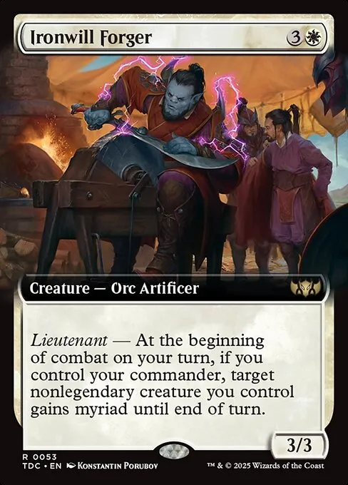 Ironwill Forger · Tarkir: Dragonstorm Commander 53/413