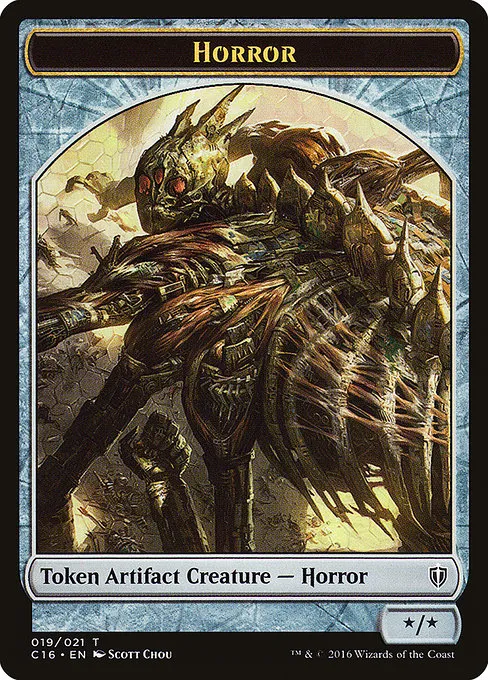 Horror · Commander 2016 Tokens 19/21