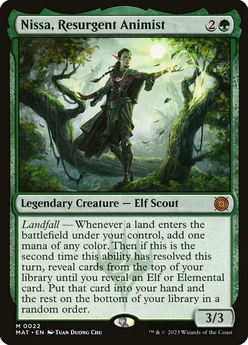 Nissa, Resurgent Animist · March of the Machine: The Aftermath 22/230