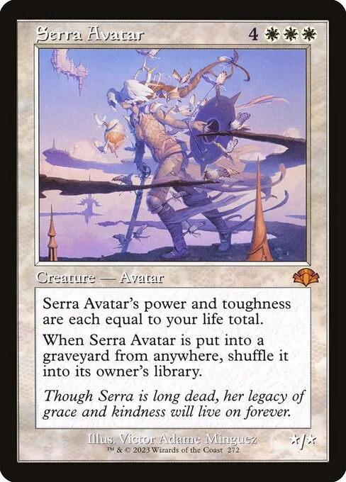 Serra Avatar · Dominaria Remastered 272/457