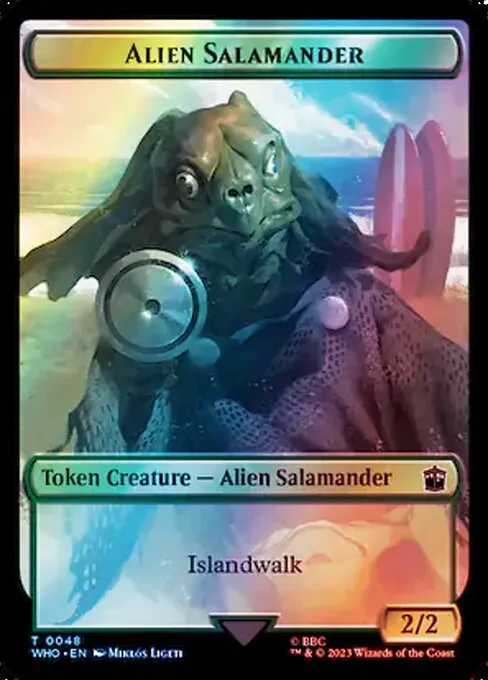 Alien Salamander · Doctor Who Tokens 48/64