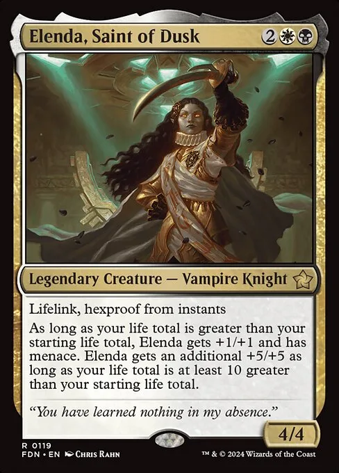 Elenda, Saint of Dusk · Foundations 119/771