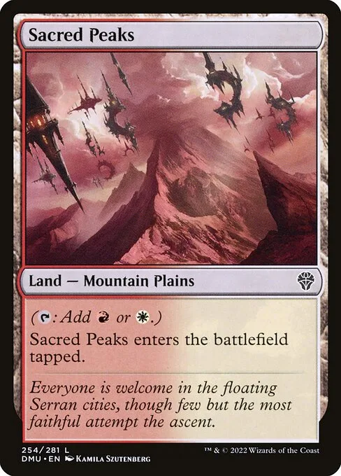 Sacred Peaks · Dominaria United 254/453