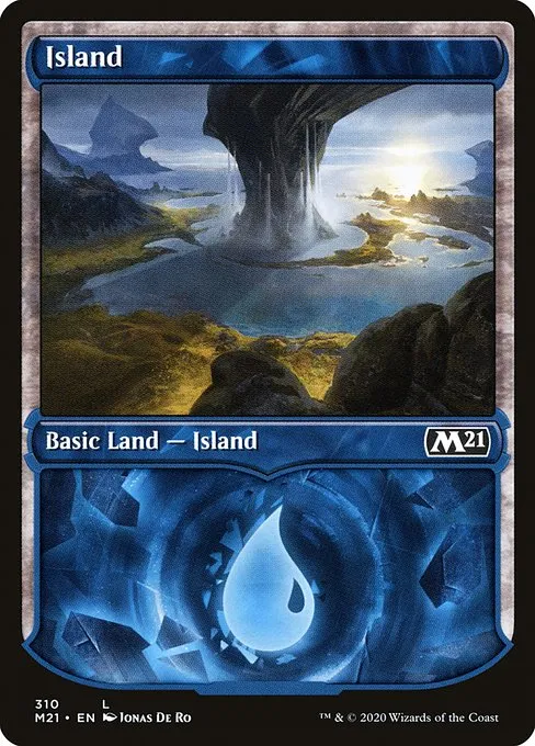 Island · Core Set 2021 310/397