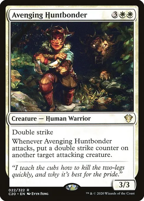Avenging Huntbonder · Commander 2020 22/322