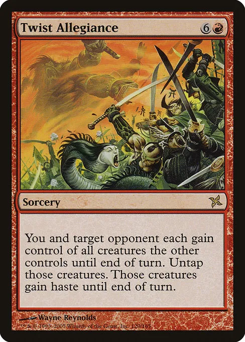 Twist Allegiance · Betrayers of Kamigawa 120/165