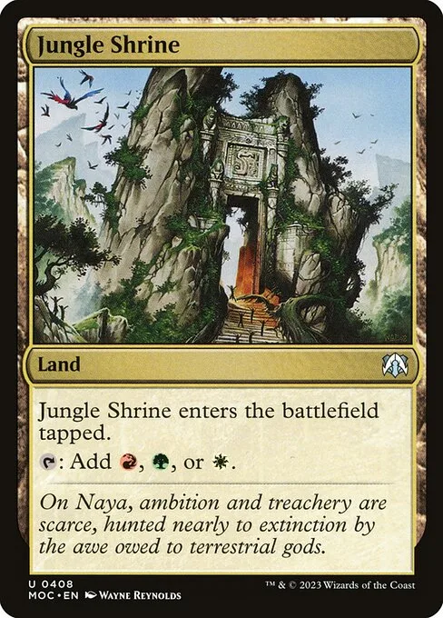 Jungle Shrine · March of the Machine Commander 408/450
