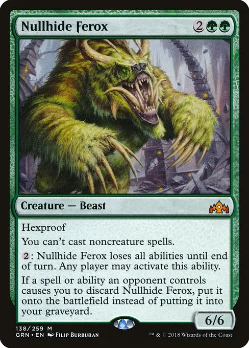 Nullhide Ferox · Guilds of Ravnica 138/273