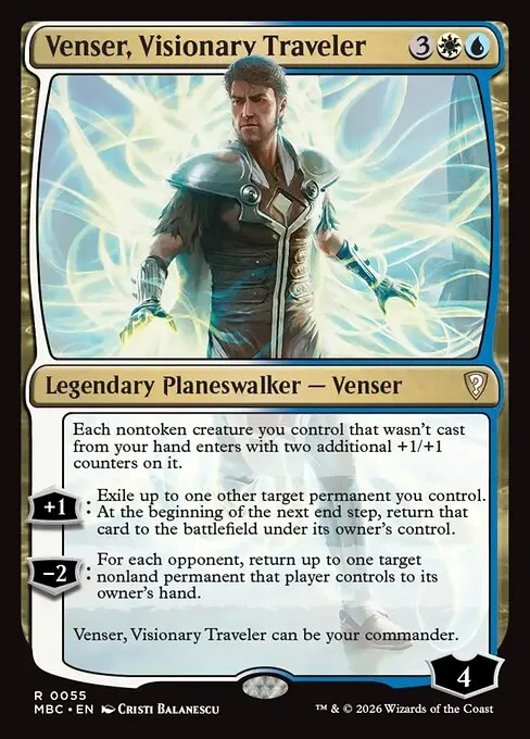 Venser, Visionary Traveler · Mystery Booster: Commander Edition 55/2