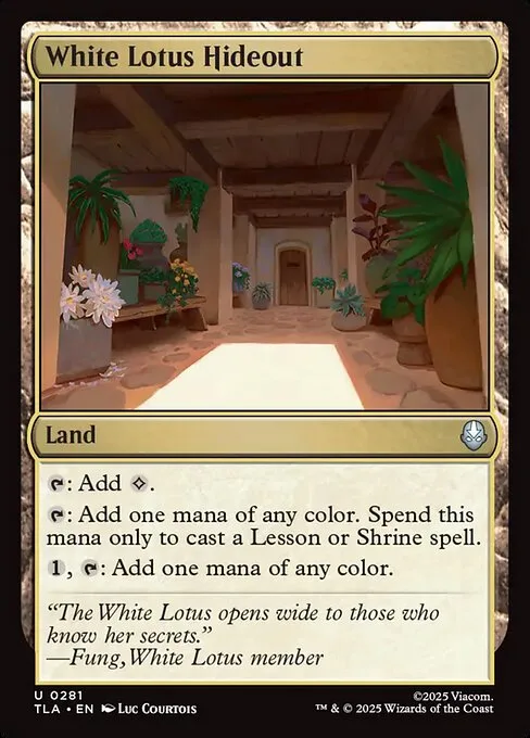 White Lotus Hideout · Avatar: The Last Airbender 281/394