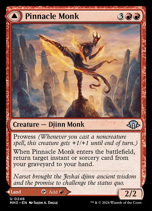Pinnacle Monk // Mystic Peak · Modern Horizons 3 246/528