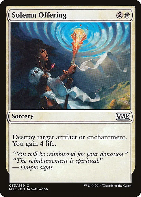 Solemn Offering · Magic 2015 33/284
