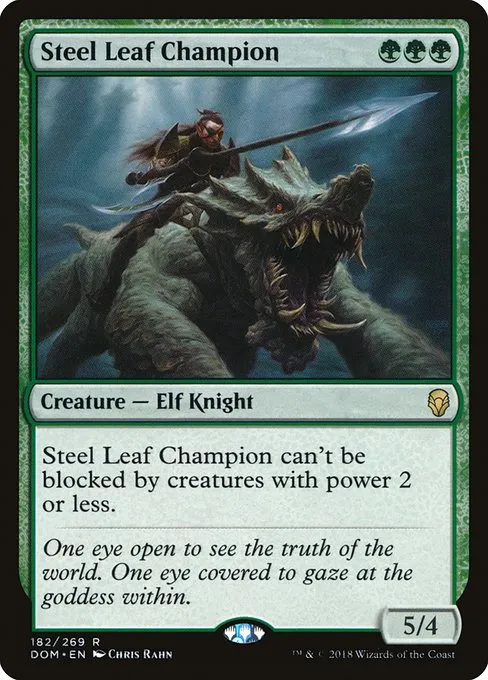 Steel Leaf Champion · Dominaria 182/280