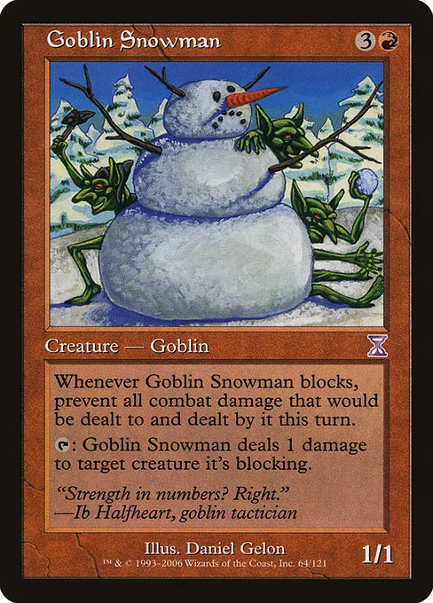 Goblin Snowman · Time Spiral Timeshifted 64/121