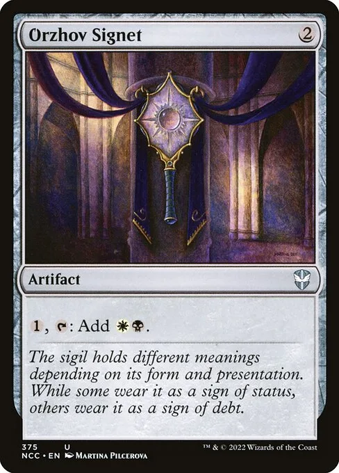 Orzhov Signet · New Capenna Commander 375/447