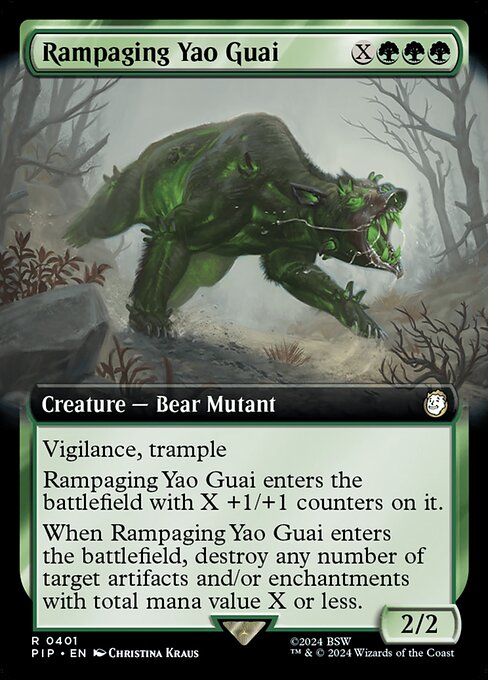 Rampaging Yao Guai · Fallout 401/1068
