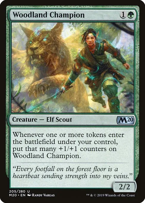 Woodland Champion · Core Set 2020 205/346