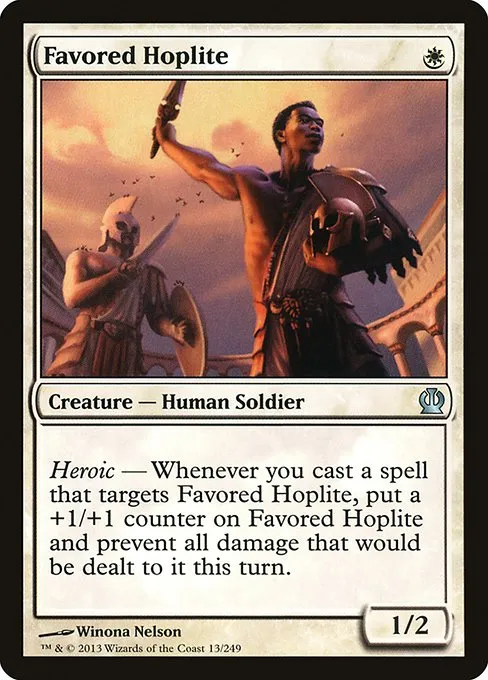 Favored Hoplite · Theros 13/249