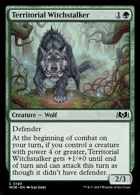 Territorial Witchstalker · Wilds of Eldraine 189/381