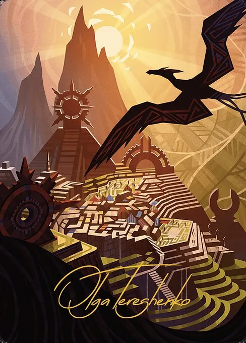 Plains // Plains · The Lost Caverns of Ixalan Art Series 44/81