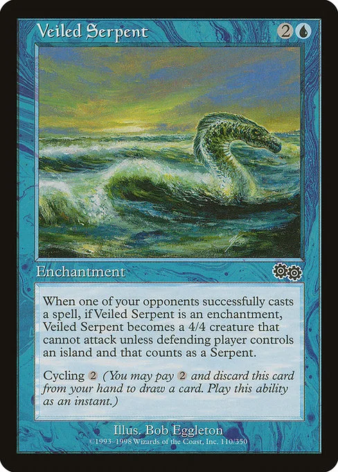 Veiled Serpent · Urza's Saga 110/357