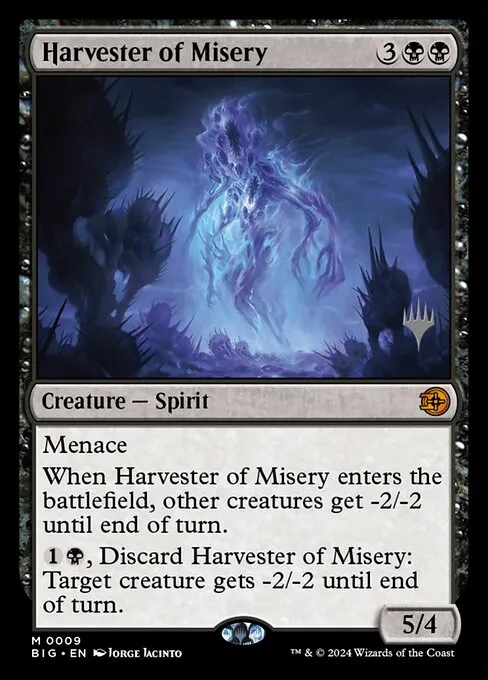 Harvester of Misery · The Big Score Promos 9p/14