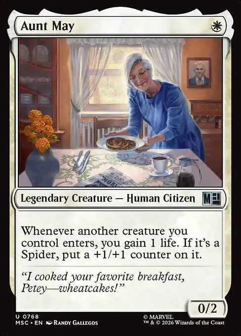 Aunt May · Marvel Super Heroes Commander 768/9