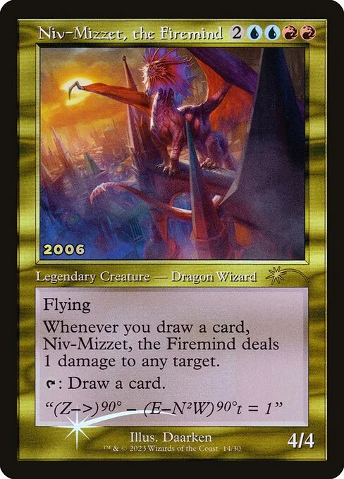 Niv-Mizzet, the Firemind · 30th Anniversary Play Promos 14/30