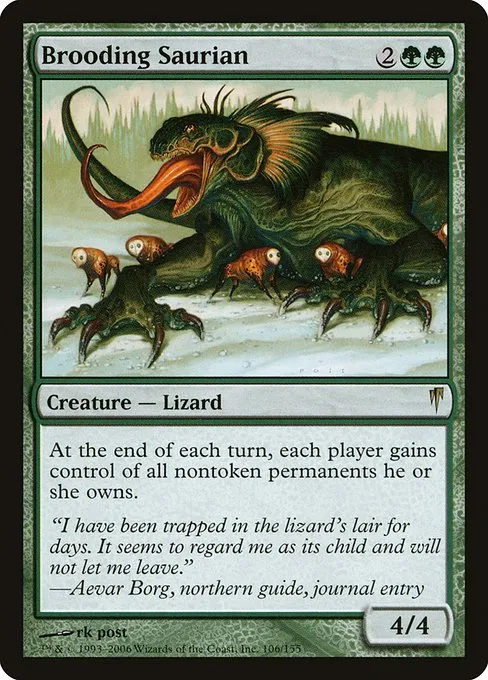 Brooding Saurian · Coldsnap 106/155