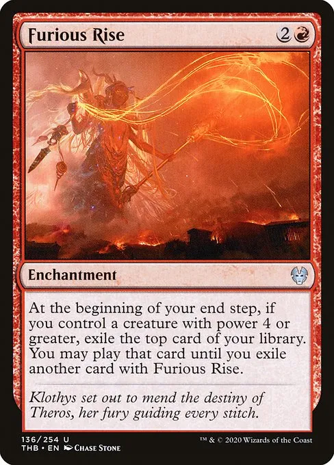 Furious Rise · Theros Beyond Death 136/358