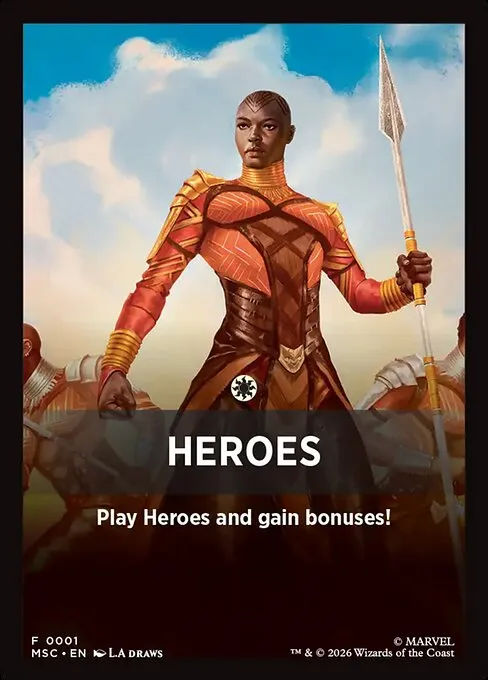 Heroes · Marvel Super Heroes Jumpstart Front Cards 1/61