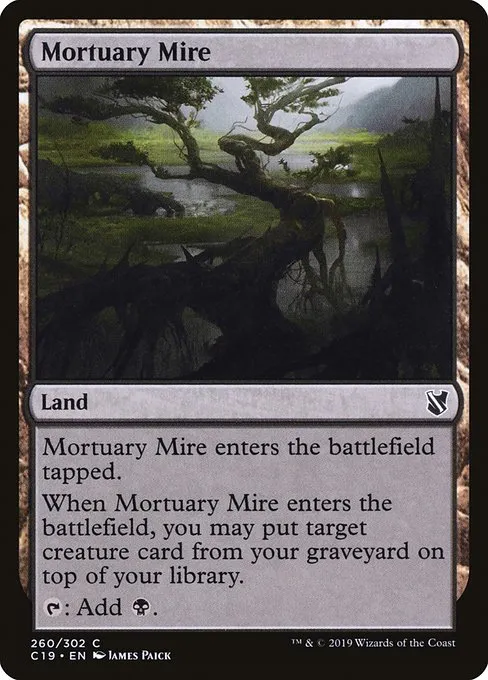 Mortuary Mire · Commander 2019 260/302