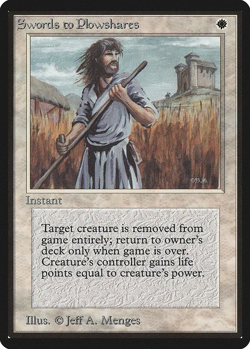 Swords to Plowshares · Limited Edition Beta 41/302