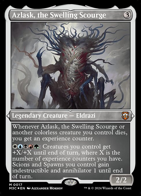Azlask, the Swelling Scourge · Modern Horizons 3 Commander 17/398