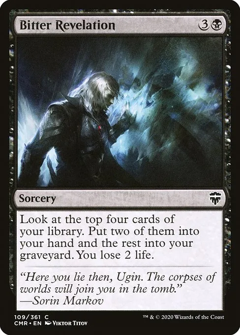 Bitter Revelation · Commander Legends 109/718