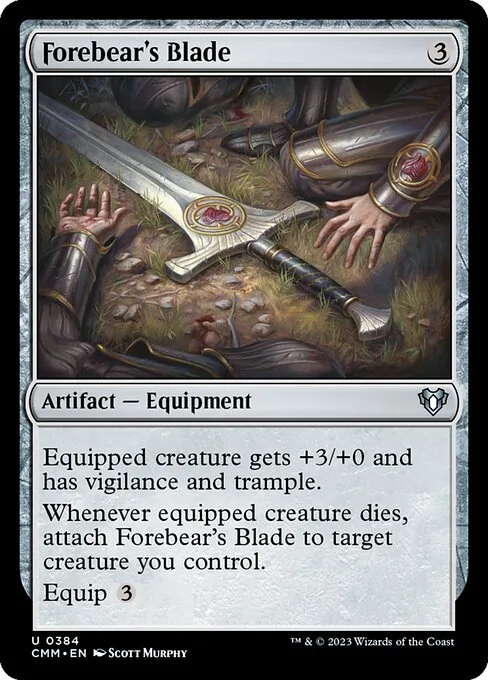 Forebear's Blade · Commander Masters 384/1067