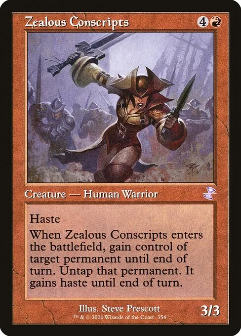 Zealous Conscripts · Time Spiral Remastered 354/411