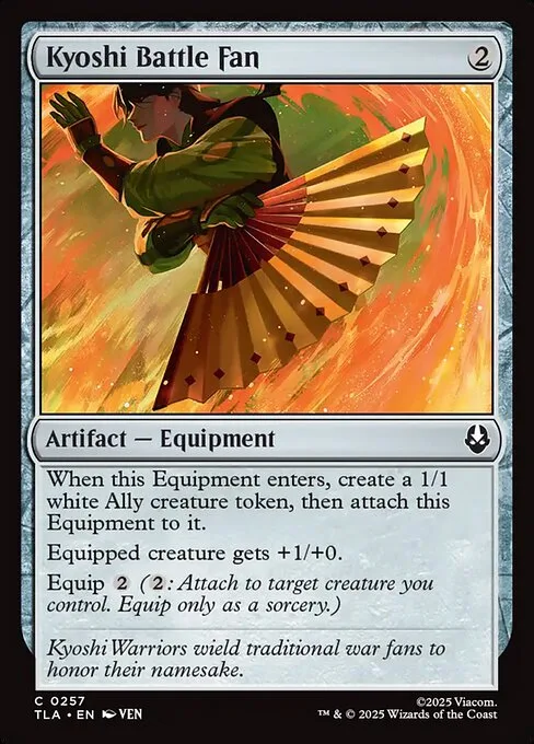 Kyoshi Battle Fan · Avatar: The Last Airbender 257/394