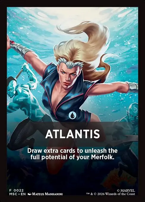 Atlantis · Marvel Super Heroes Jumpstart Front Cards 22/61