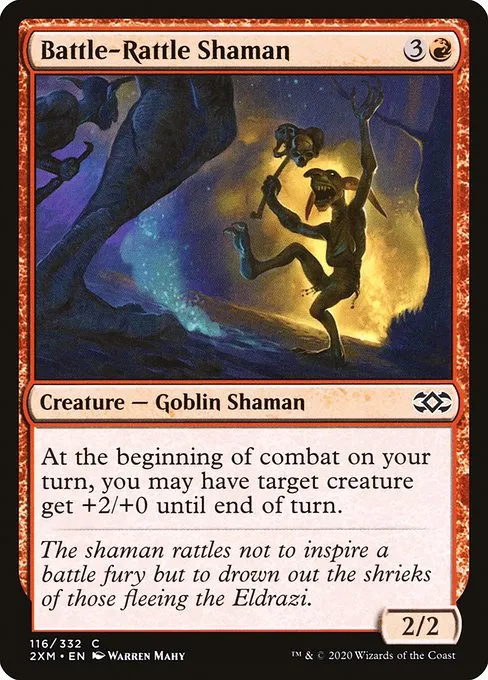 Battle-Rattle Shaman · Double Masters 116/384