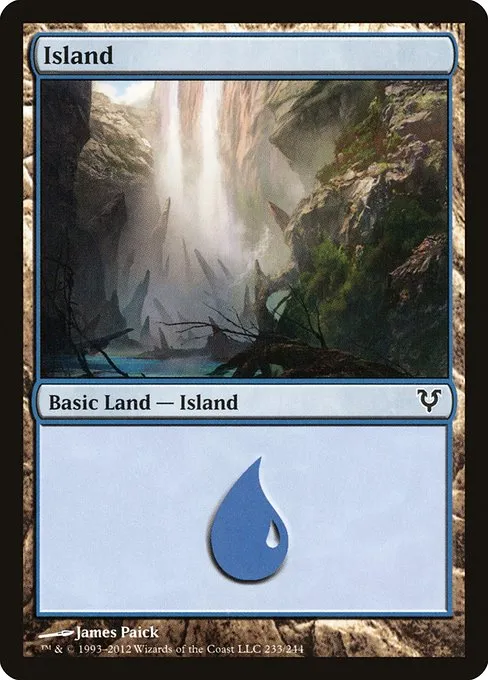 Island · Avacyn Restored 233/244