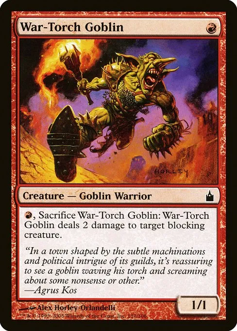 War-Torch Goblin · Ravnica: City of Guilds 151/306