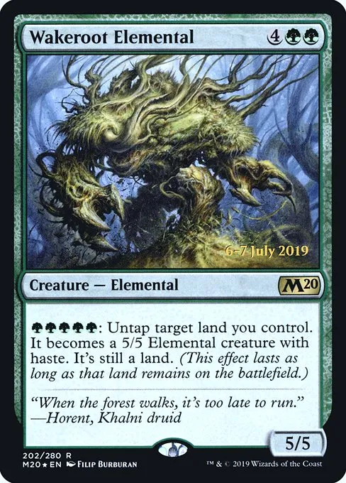Wakeroot Elemental · Core Set 2020 Promos 202s/144