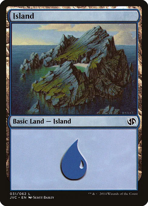 Island · Duel Decks Anthology: Jace vs. Chandra 31/62