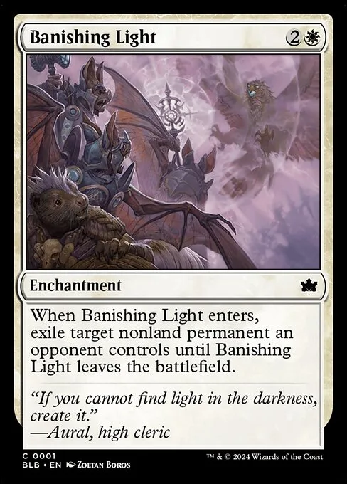 Banishing Light · Bloomburrow 1/398